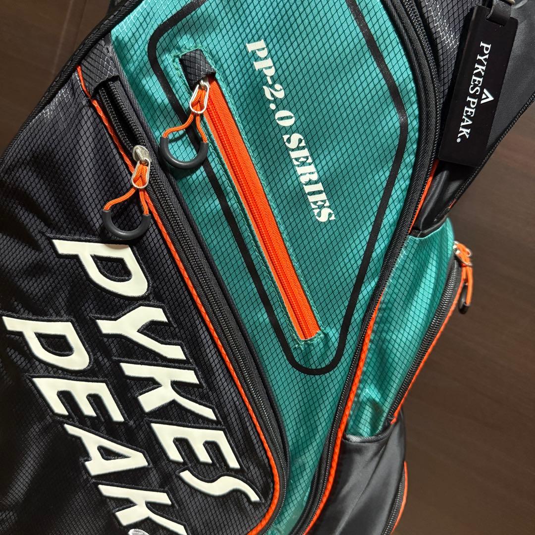 現行品 PYKES PEAK キャディバッグ ゴルフ PPS-0 SERIES