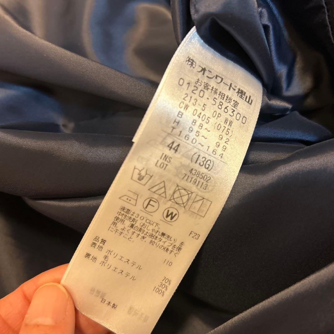 【洗える】ウールミックスジョーゼット ワンピース