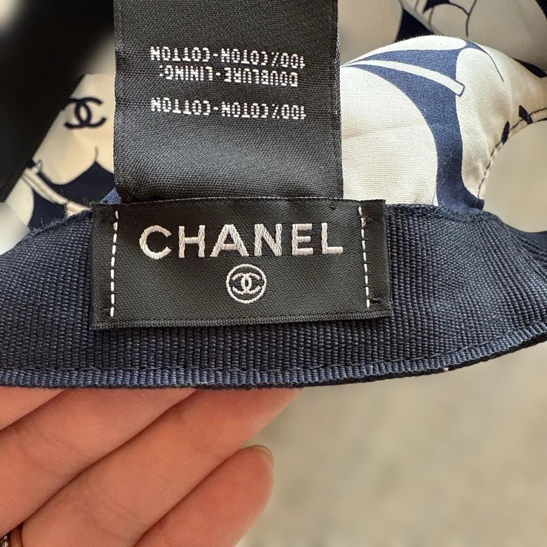 【極美品】CHANEL シャネル　ネイビー　キャップ　帽子