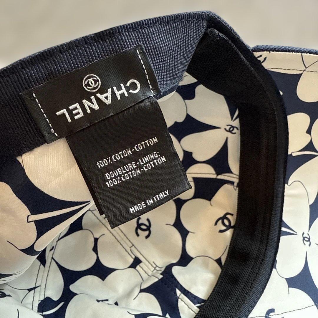 【極美品】CHANEL シャネル　ネイビー　キャップ　帽子