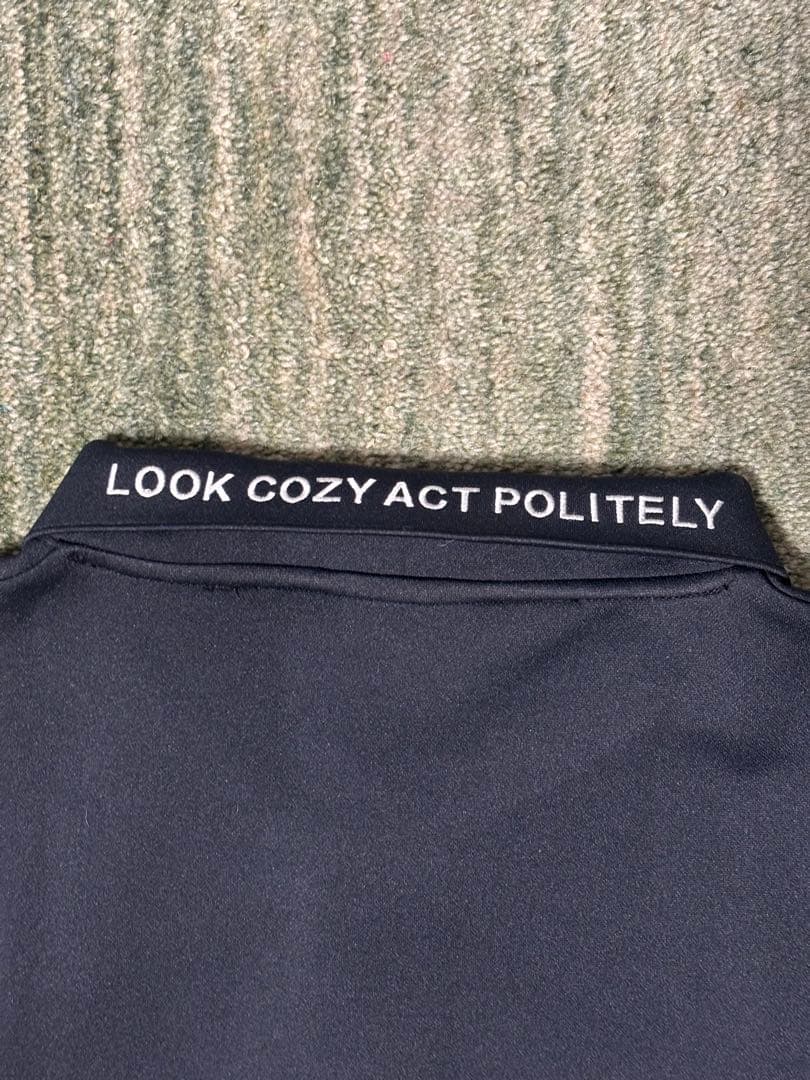 【完売品】Local GOLF L.C.A.P. L/S POLO Black