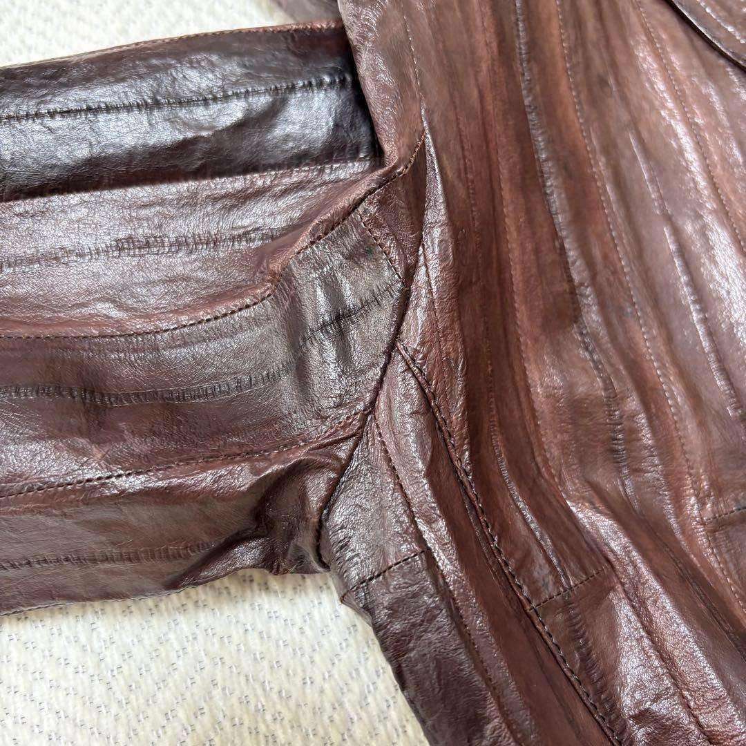 ジャケット・アウター JAPAN VINTAGE KAMAKURA EEL SKIN JACKET