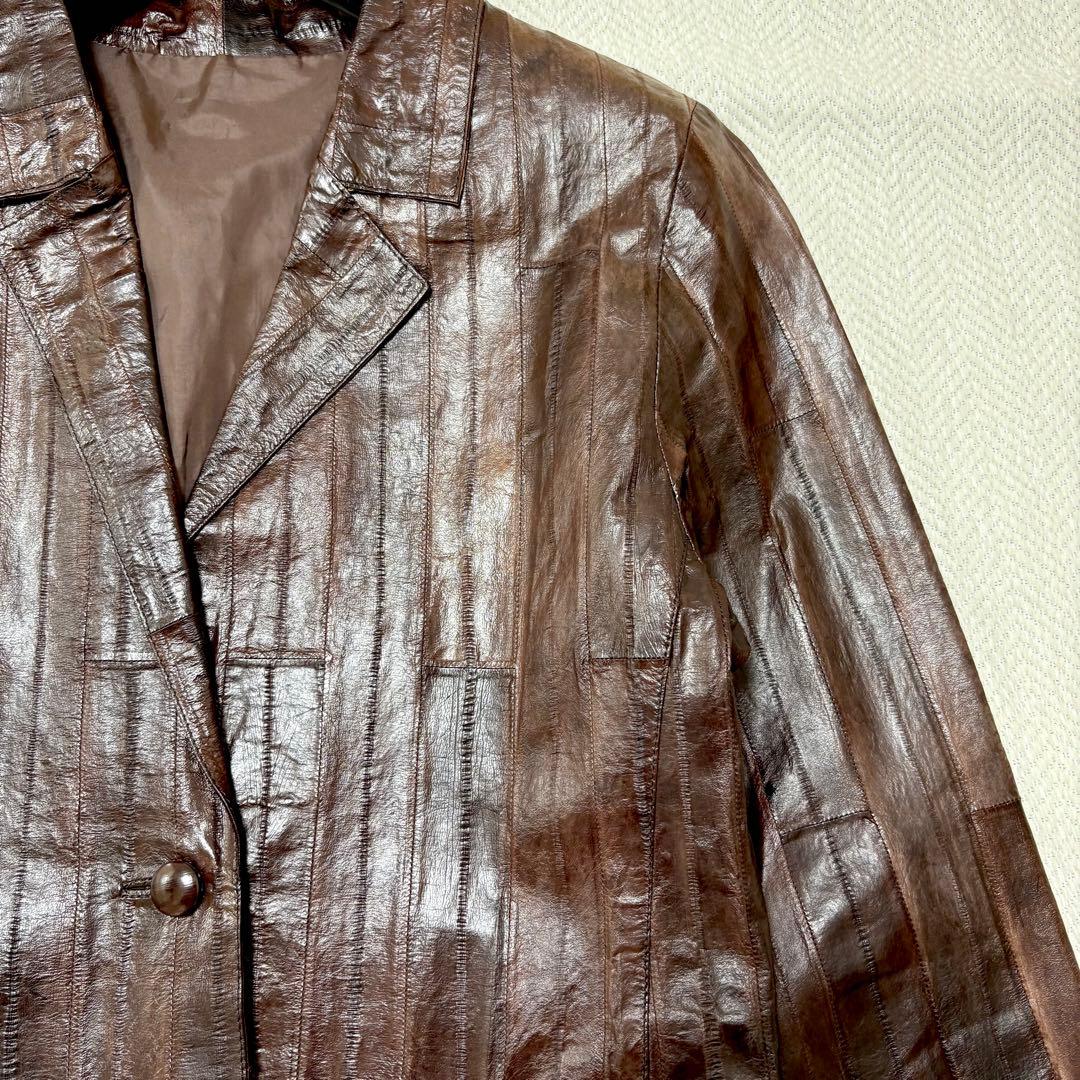 ジャケット・アウター JAPAN VINTAGE KAMAKURA EEL SKIN JACKET