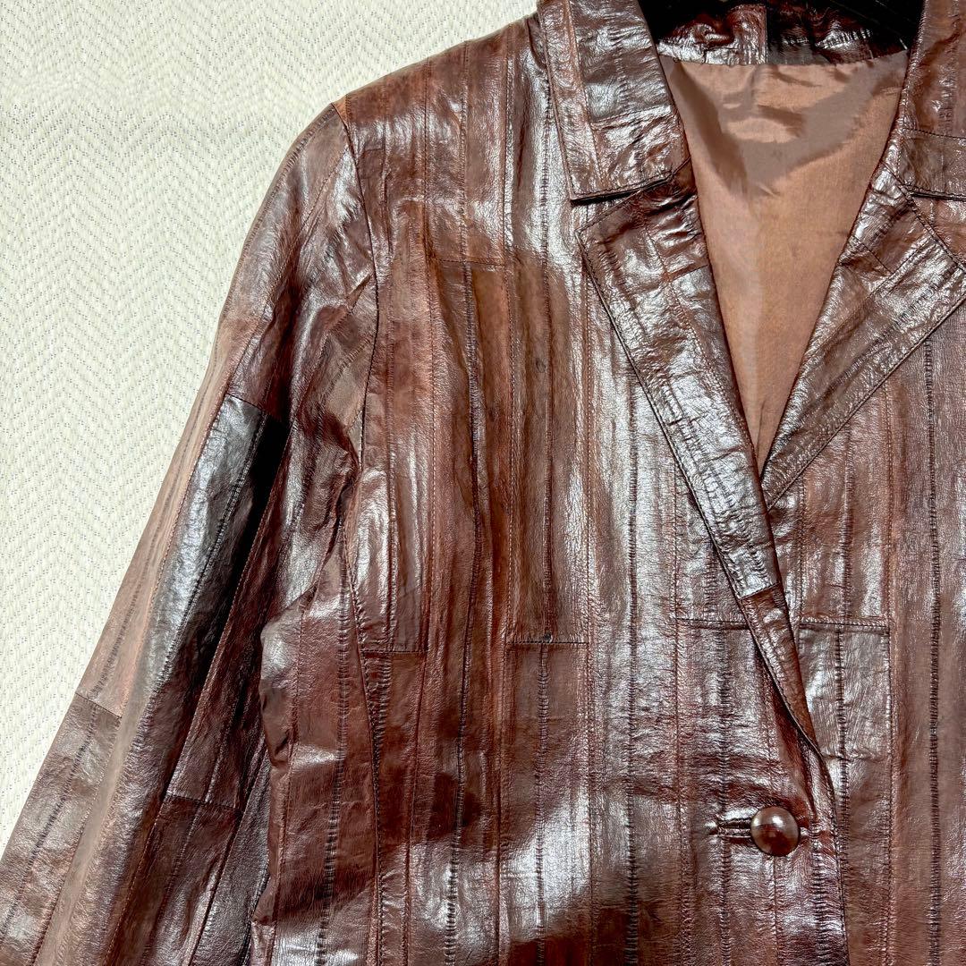 ジャケット・アウター JAPAN VINTAGE KAMAKURA EEL SKIN JACKET
