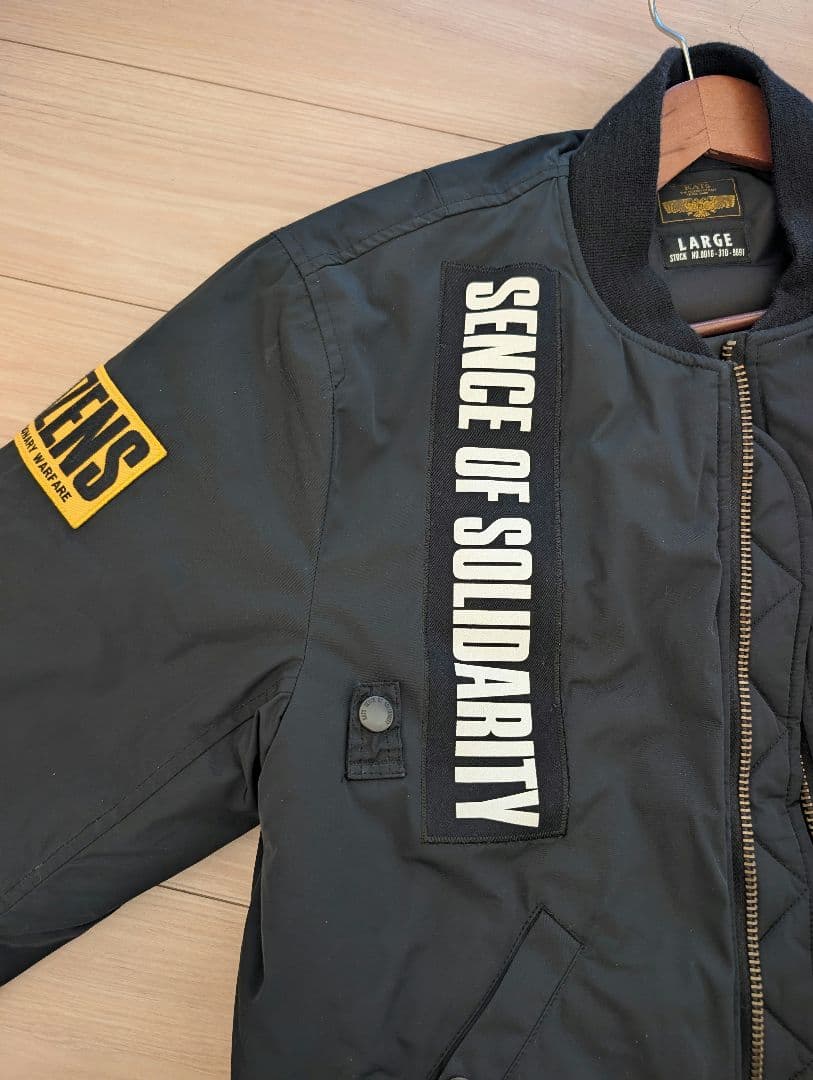 RATS/19AW/MA-1PATCH/フライトジャケットL