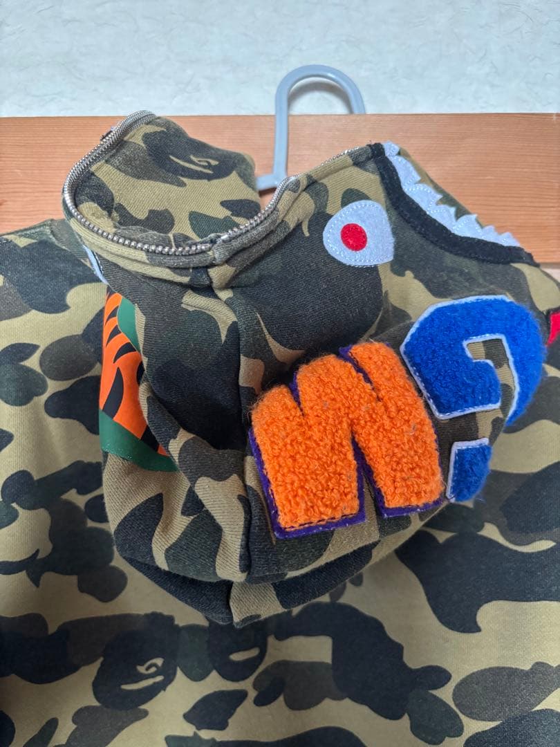 APE SHARK FULL ZIP HOODIE エイプパーカー