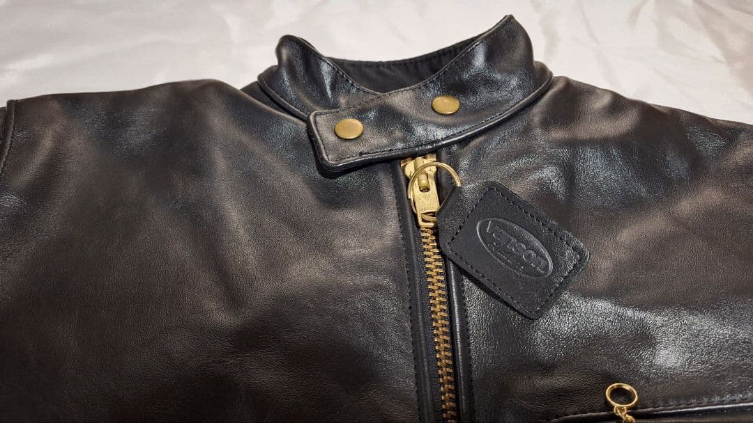 Vanson B ブラック レザーライダースジャケット 36