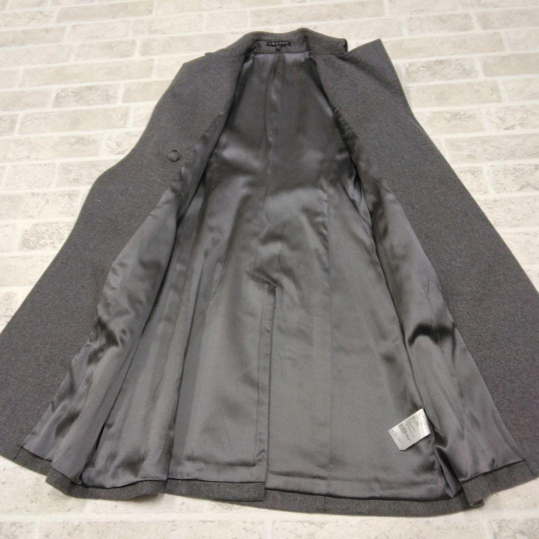 theory　セオリー　カシミヤコート　ロングコート　Sサイズ