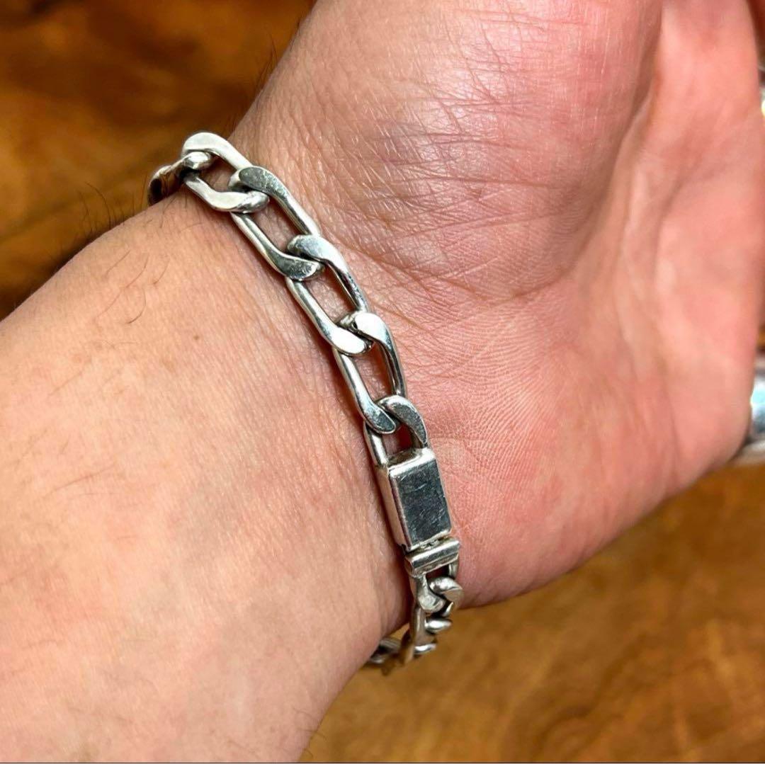 メキシコ ヴィンテージ シルバー リンク ブレスレット MEXICO 925