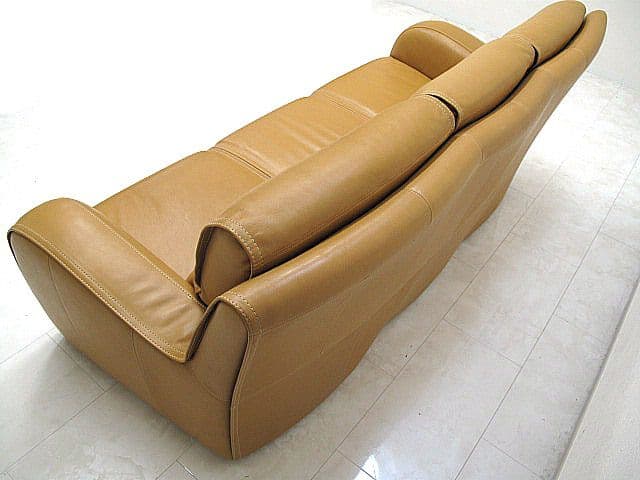 【展示品】カリモク ドマーニ「エクセルライフ」最高峰総革3人掛けソファ
