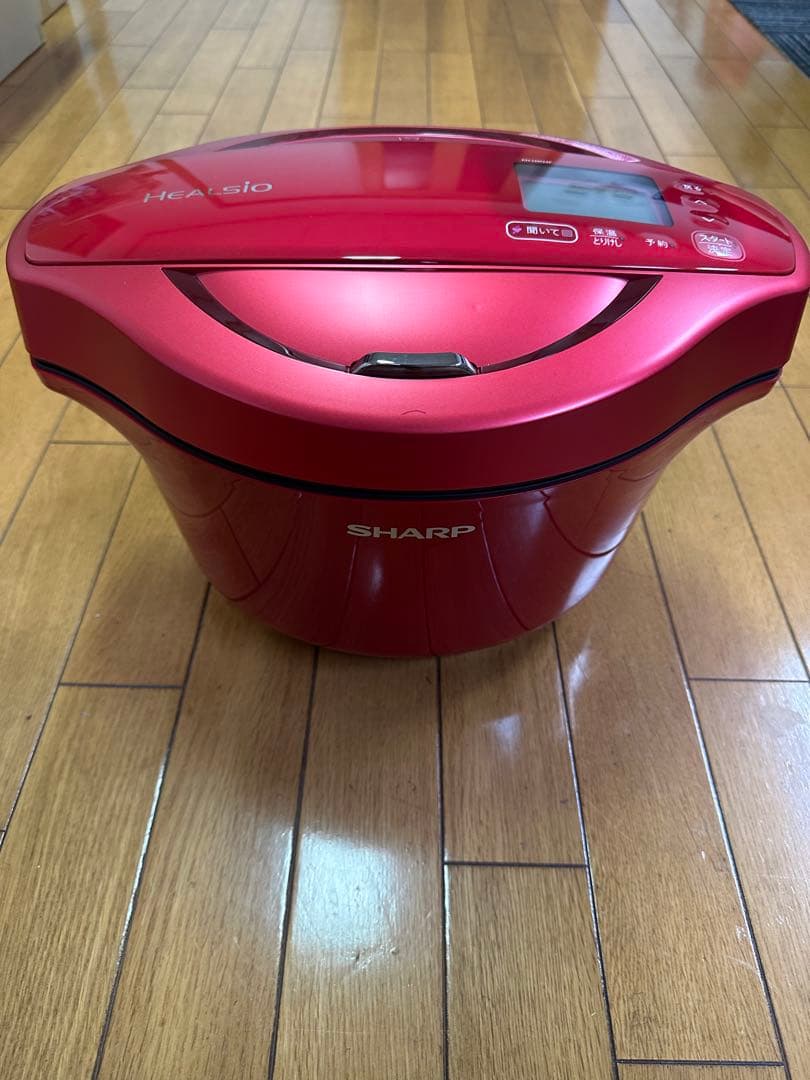 店頭展示品 SHARP 水なし自動調理鍋 KN-HW24F-R 2.4 ヘルシオ