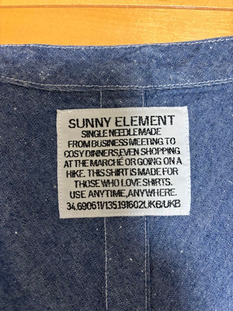sunny element パークシャツ　サニーエレメント サイズ : M