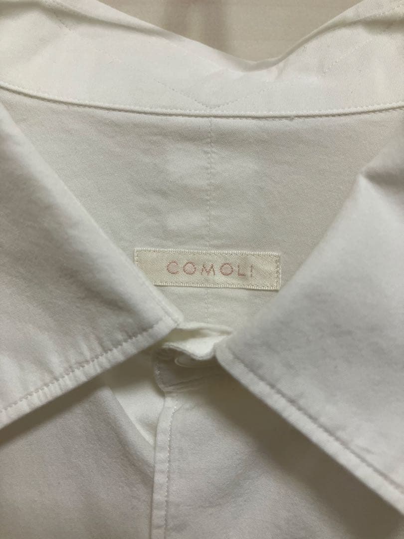 23SS COMOLI コモリシャツ ホワイト