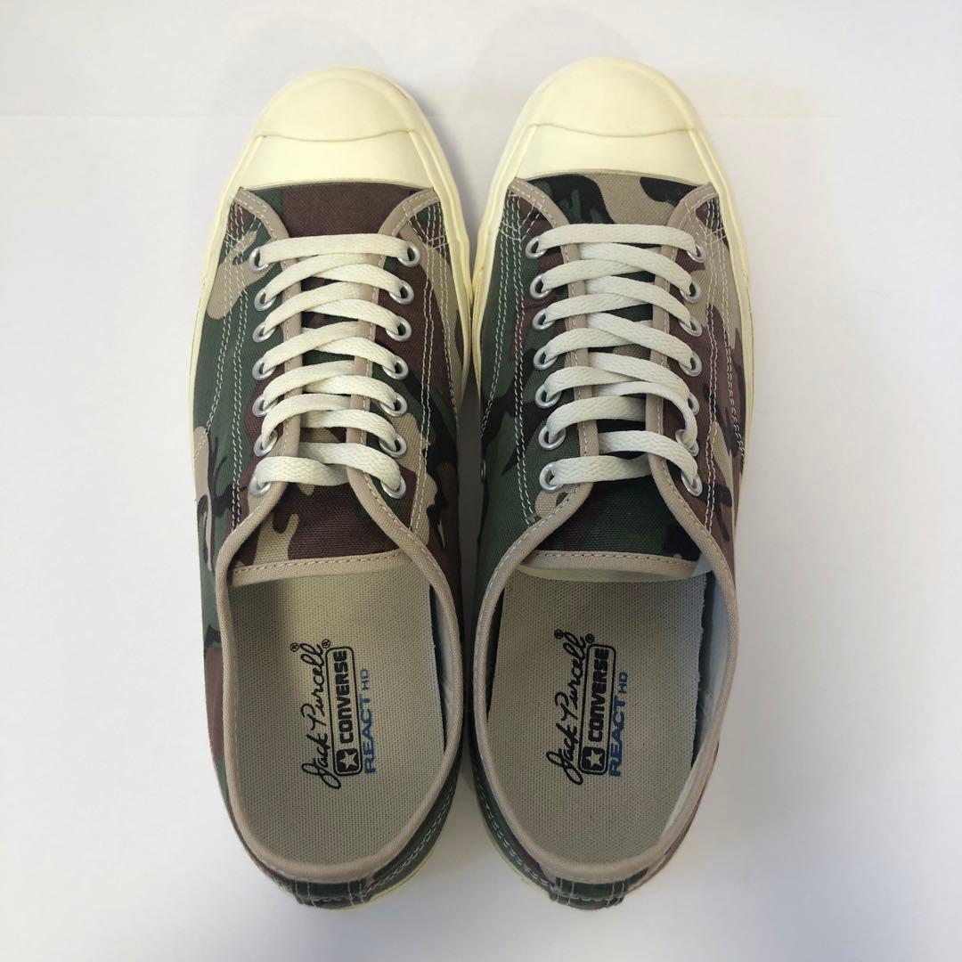 美品 converse コンバース ジャックパーセル キャンバス カモフラ カモ