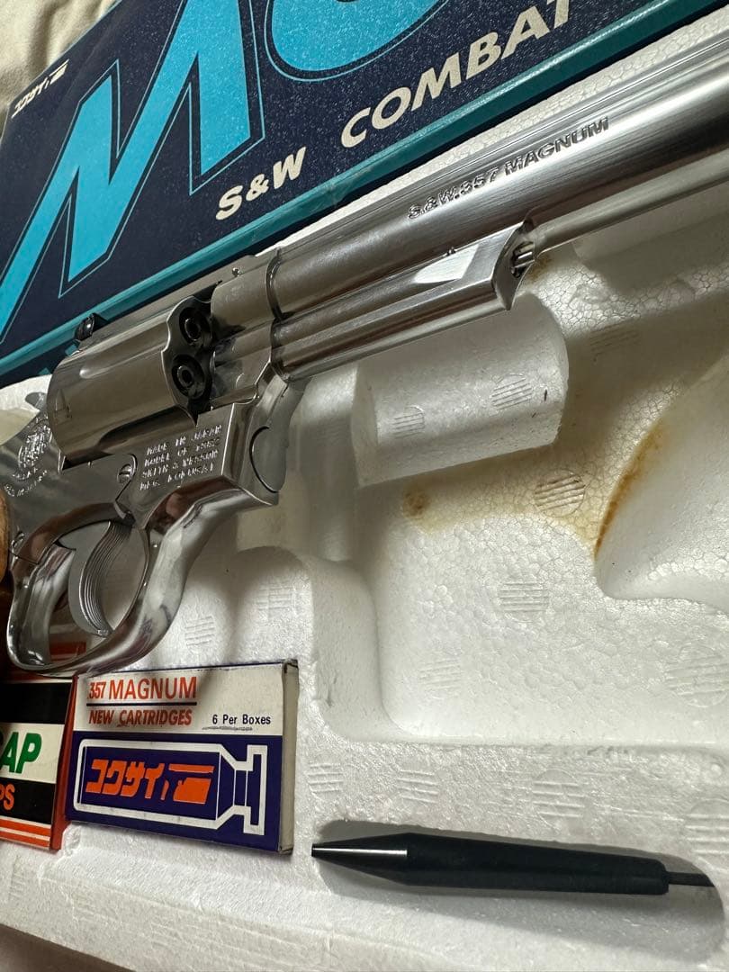 未使用 未発火 コクサイ M66 コンバットマグナム 6インチ 樹脂製 ※i0