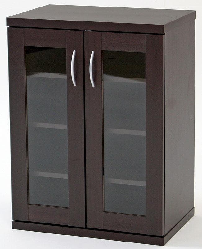 《新品・送料無料》ポルト キャビネット ブラウン
