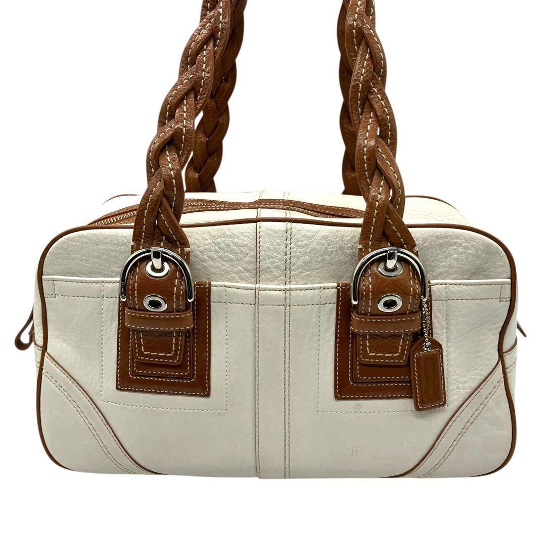 バッグ Vintage Coach Soho Flap Medium Satchel
