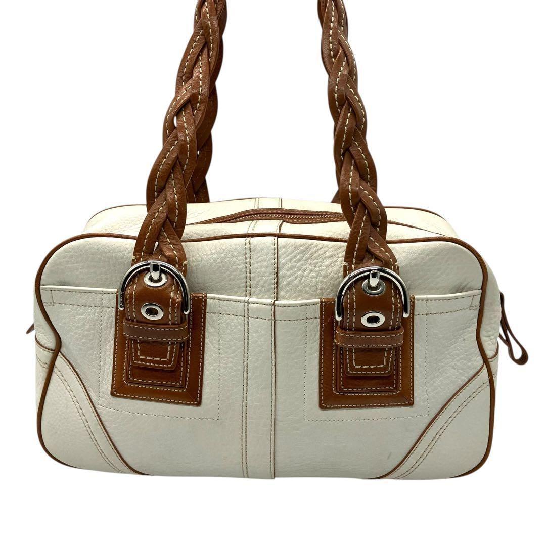 バッグ Vintage Coach Soho Flap Medium Satchel