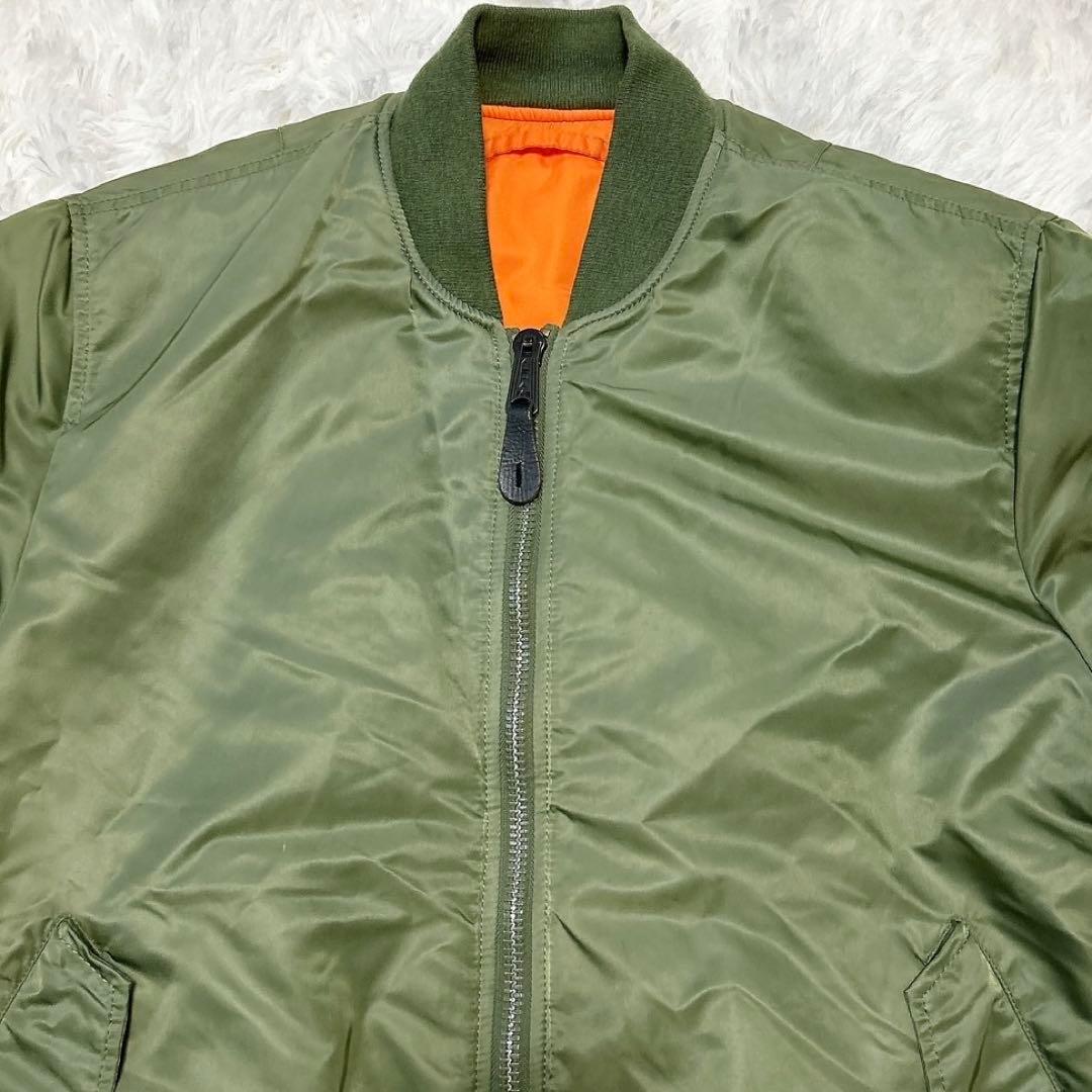 ✨美品✨ アルファインダストリーズ MA-1 フライトジャケット オリーブ