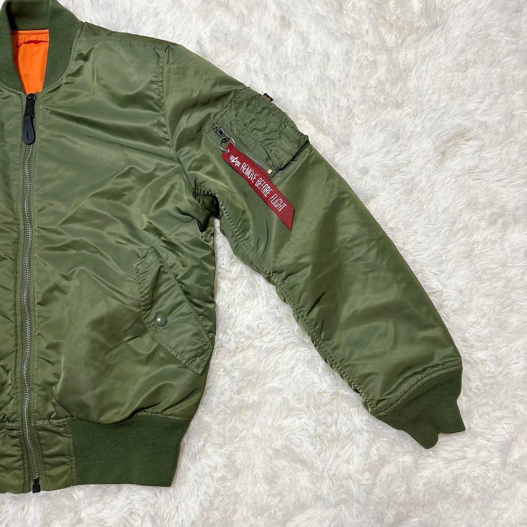 ✨美品✨ アルファインダストリーズ MA-1 フライトジャケット オリーブ