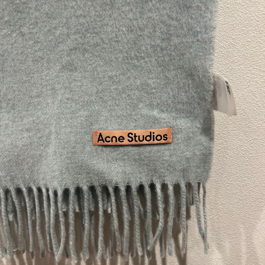 Acne Studios ライトグレー(水色) マフラー 200x70cm