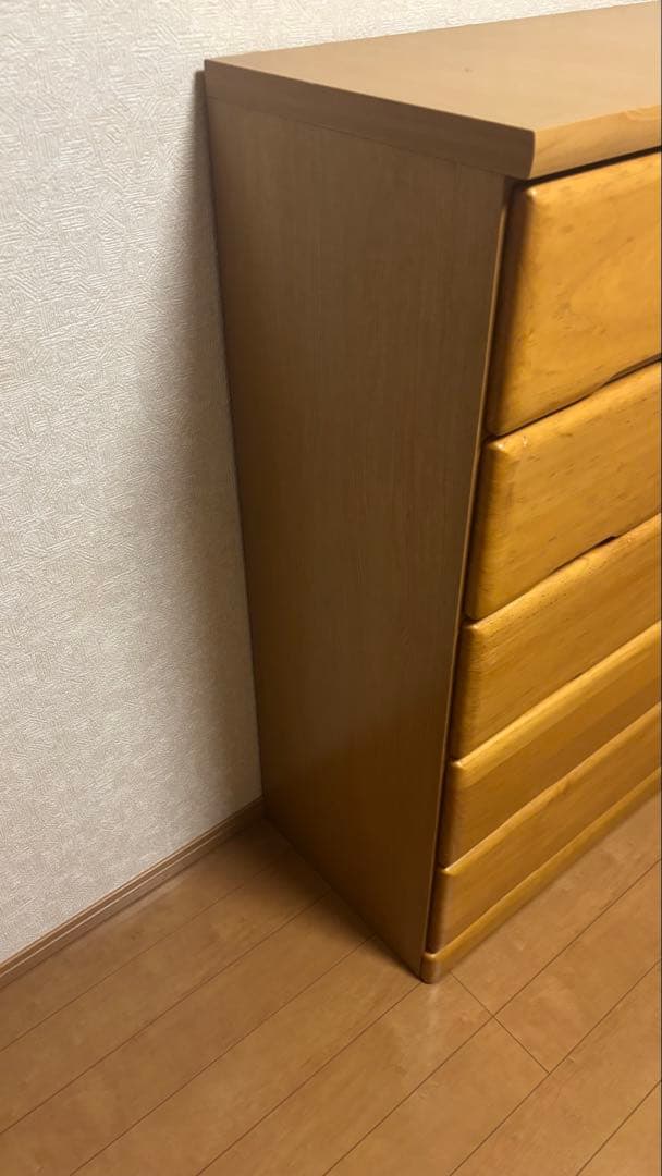 【最終お値下げ】三友ファニチャー ハイチェスト 国産 桐 ナチュラル