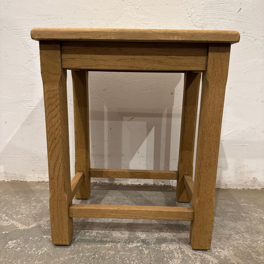 年末年始saleヴィンテージ　ネストテーブル　サイドテーブル　花台　剥離　2