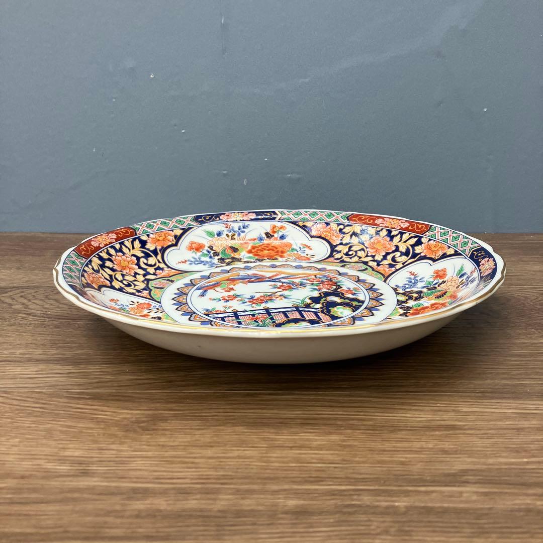 E-1 昭和レトロ 有田焼 大喜陶苑 古伊万里様式 盛皿 小皿 6点セット 金彩