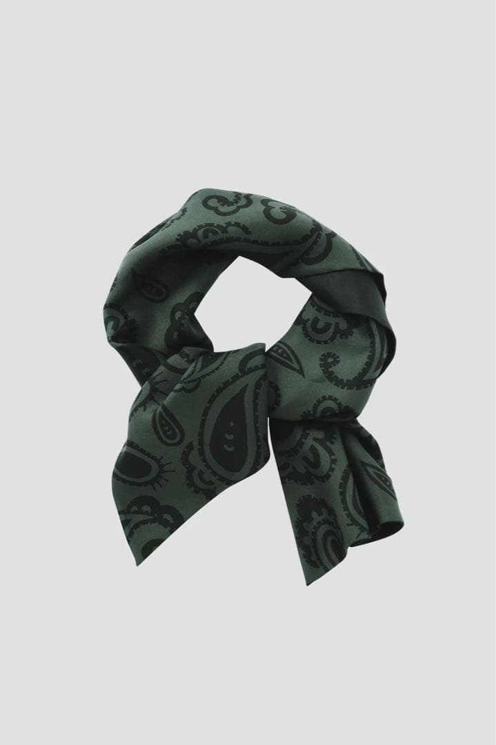 2023AW マーガレットハウエル シルク　スカーフ　ペイズリー