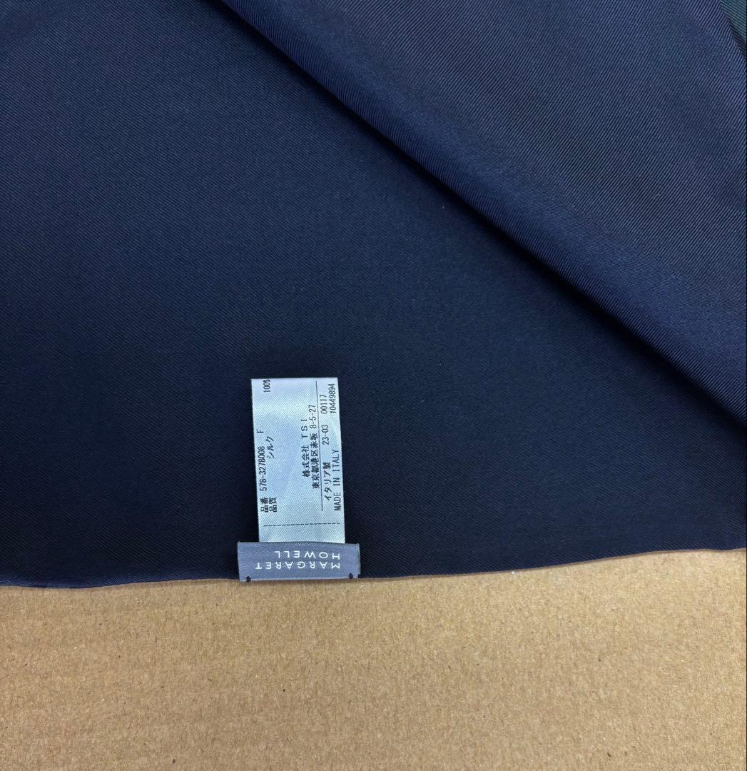 2023AW マーガレットハウエル シルク　スカーフ　ペイズリー