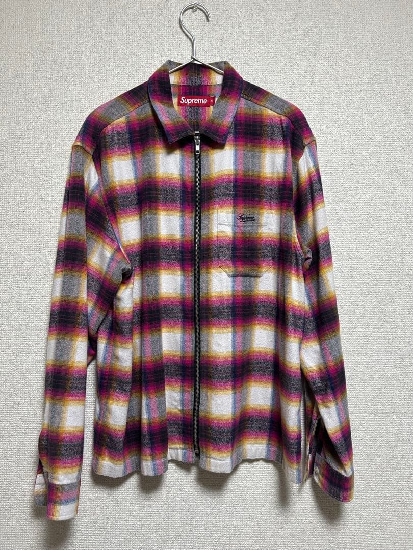 supreme チェックシャツ　ネルシャツ