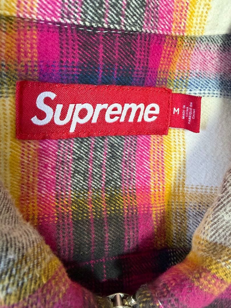 supreme チェックシャツ　ネルシャツ