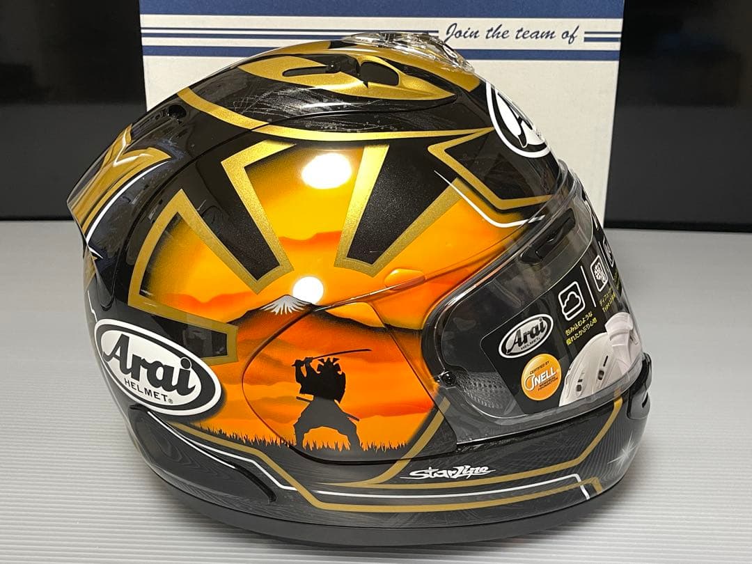 【新品 希少】 Arai RX-7X ペドロサ サムライ 侍 XLサイズ 金