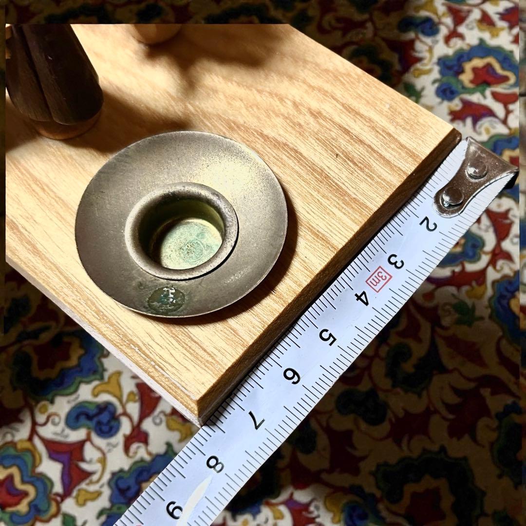 東ドイツ製・ザイフェン 聖歌隊木製キャンドルスタンドXmas装飾