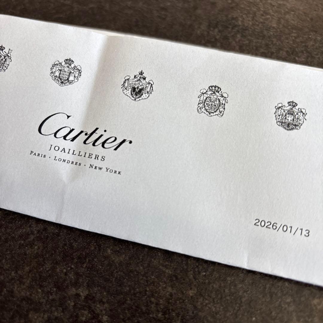 Cartier 16号 専用ボックス付き　Pt950