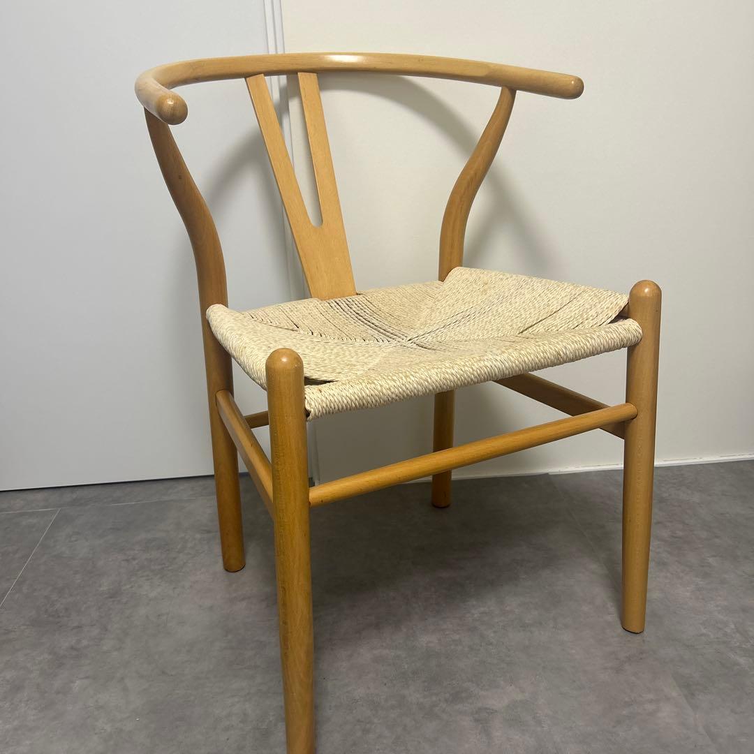 ダイニングチェア 北欧Yチェア風 ペーパーコード リプロダクト ナチュラル 2