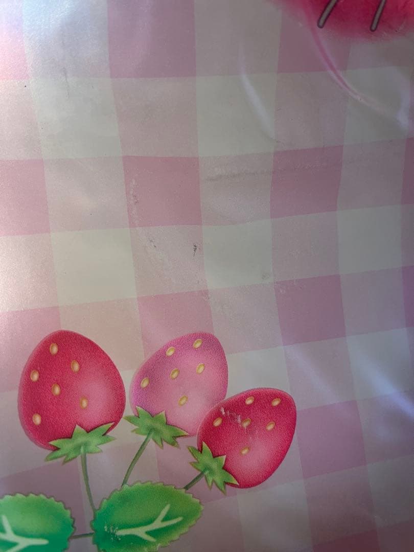 【レア】いちごキティシャワーカーテン