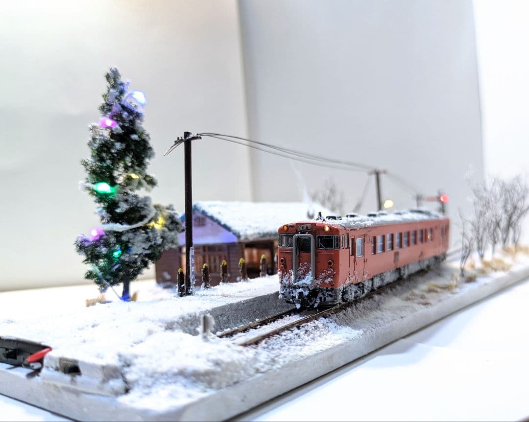 辛*盛様 Ｎゲージ・ジオラマ【鉄道員(ぼっほや)の情景】　※車両付き