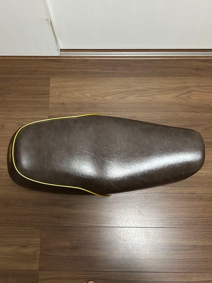 美品■K&H ダブルシート Bパイピング SR400/FI 10'〜最終5型まで