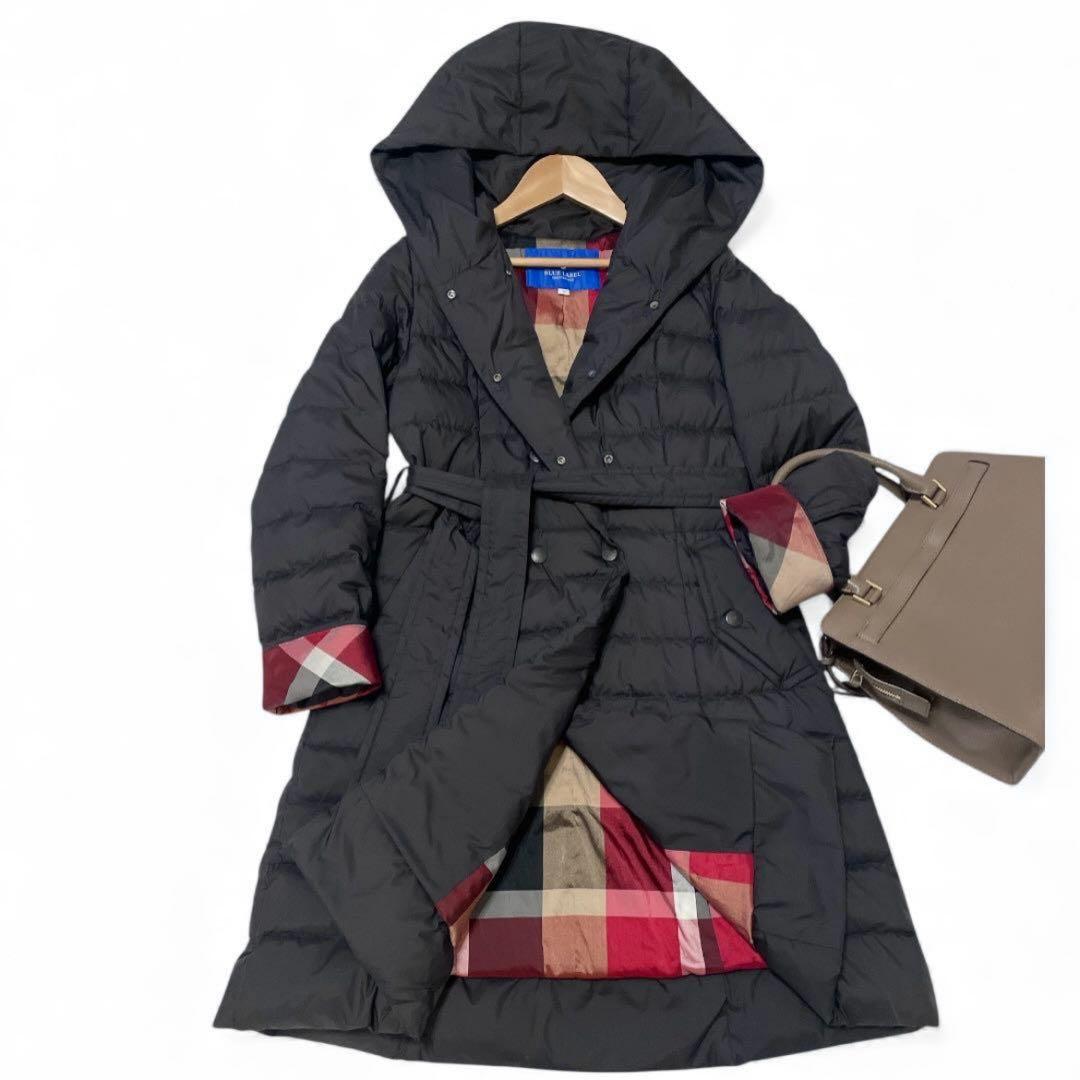 ぽちこ様CRESTBRIDGE ベルテッド ダウン Aライン ロングコート 38