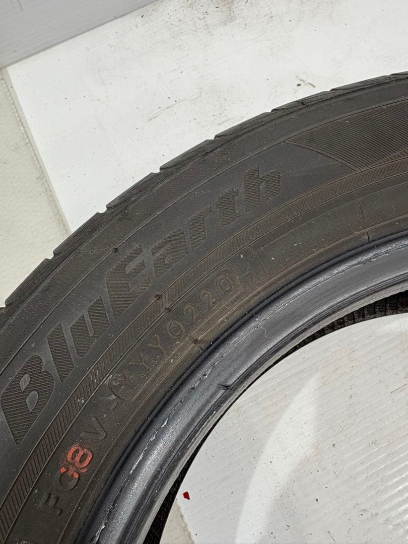 富山県☆ヨコハマ BluEarth 155/65R14 2020年式 7部山