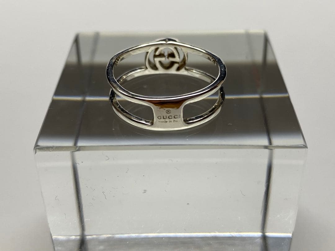 GUCCI インターロッキング シルバーリング サイズ13