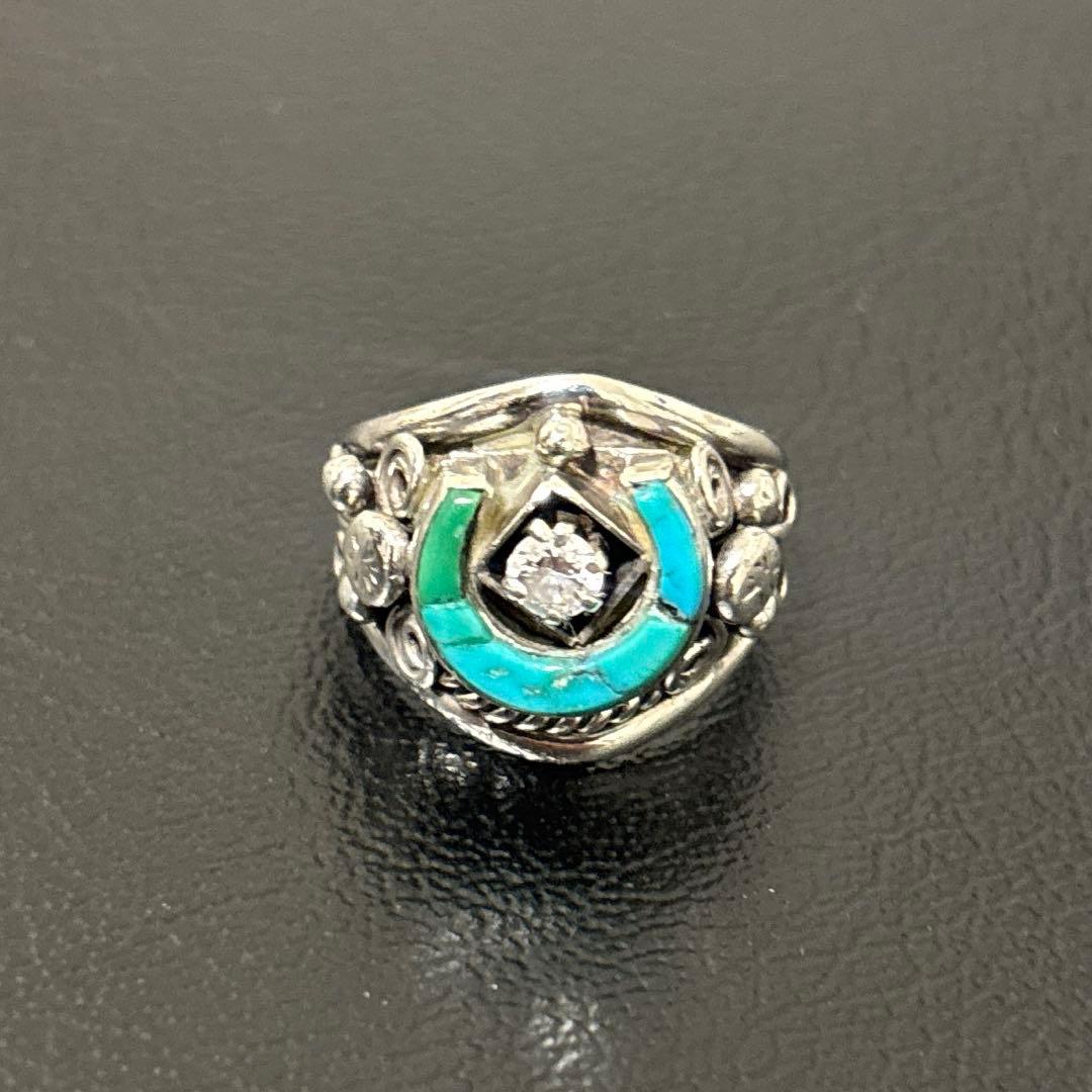 【レア】シェリルワッズワース　ホピ族　ターコイズリング　12〜13号
