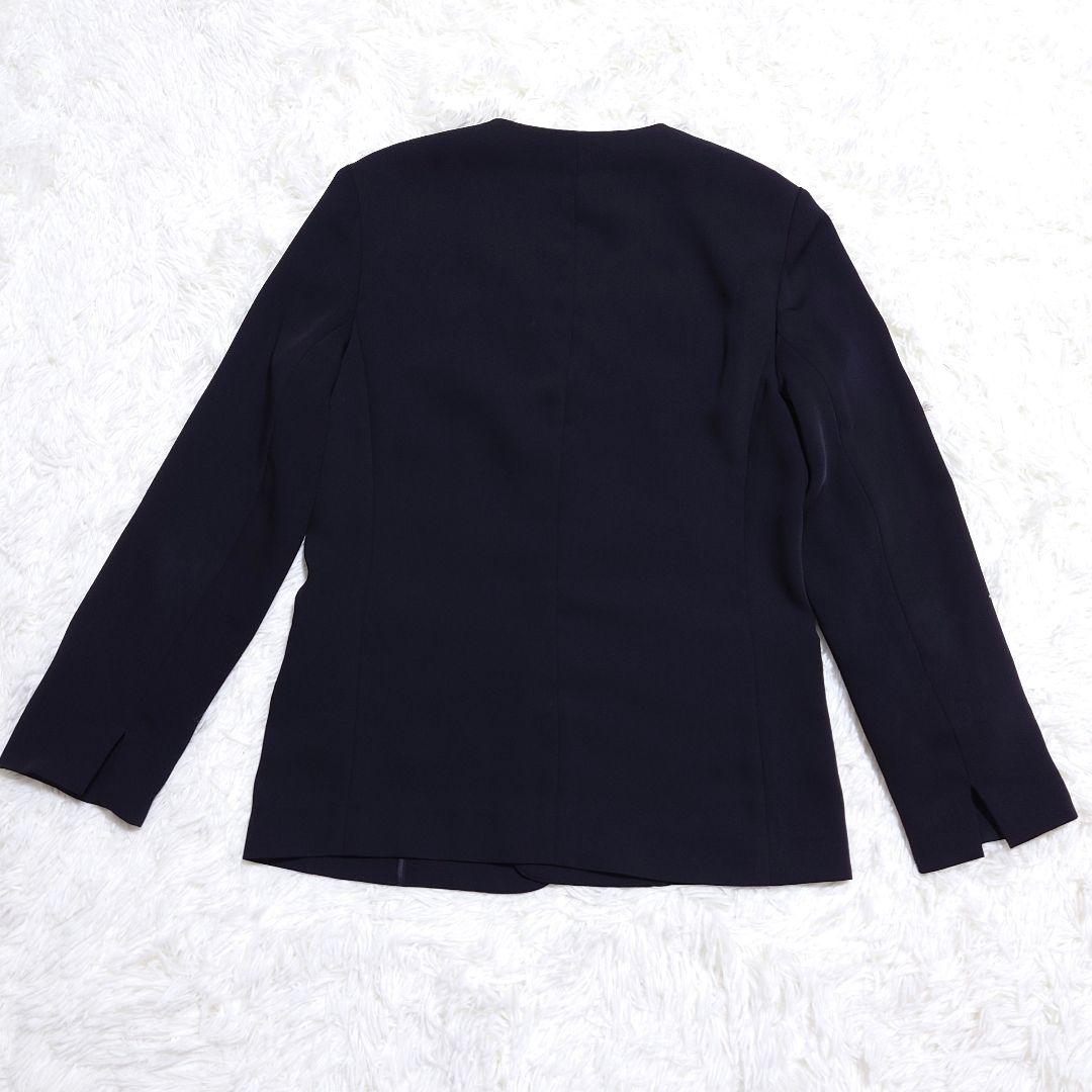 ✩美品✩ PLST プラステ　ノーカラー　セットアップ 洗える 上M下S