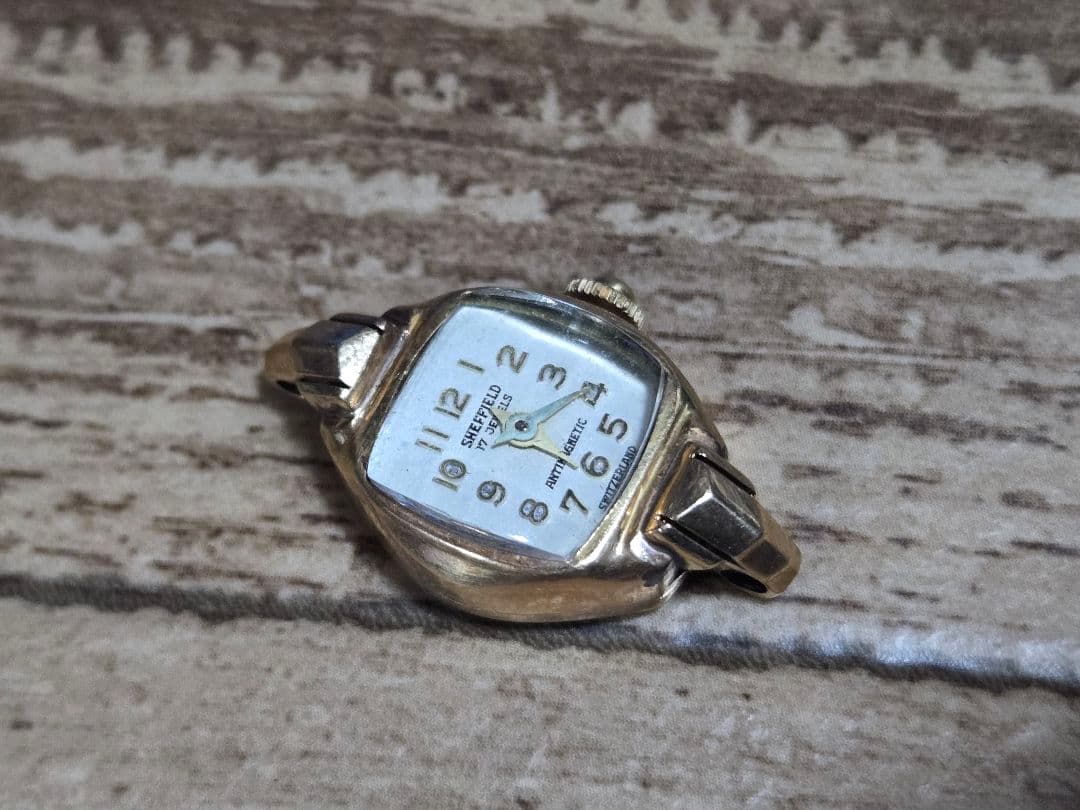 SHEFFIELD 手巻き時計 K18 ゴールド 17JEWELS 金無垢