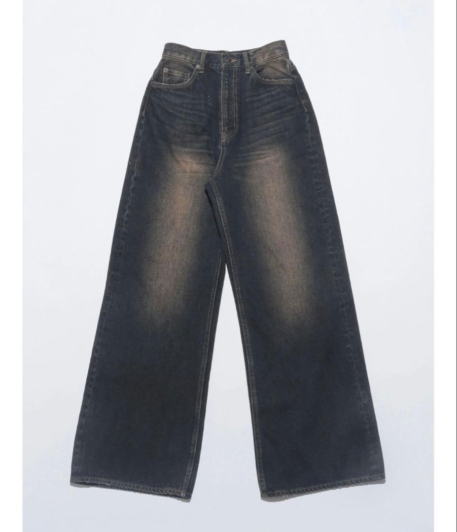 【VEQUM】RIM WIDE JEANS