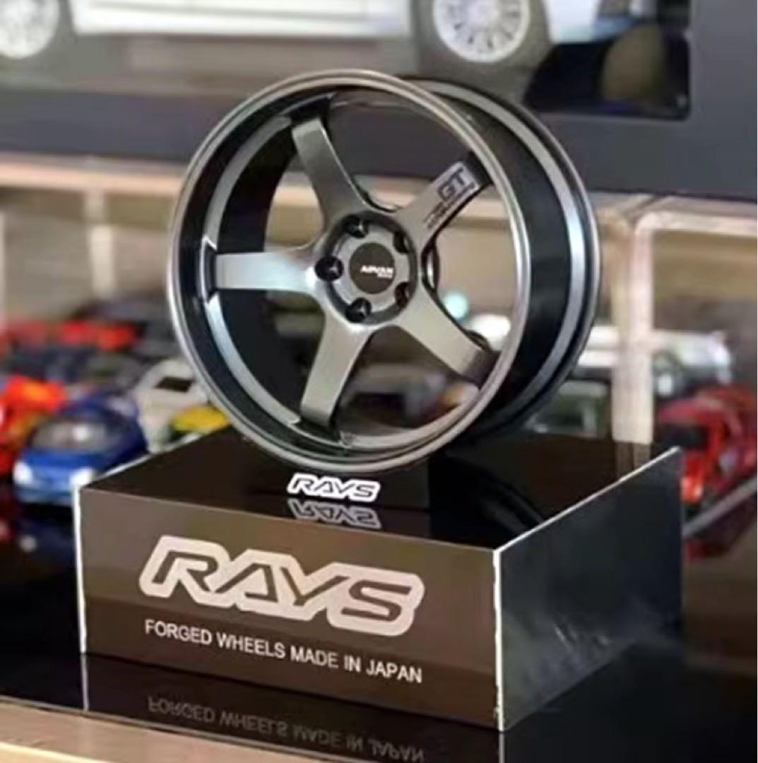 《新品未使用》ミニチュアオブジェ レイズ RAYS G025 ホイール 1/5