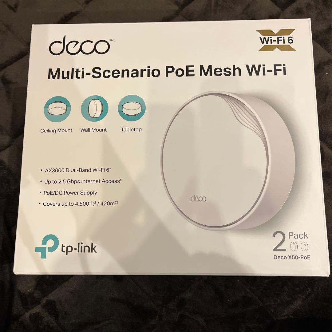 ⭐️送料込み⭐️TP-Link Deco X50-PoE メッシュ半額以下