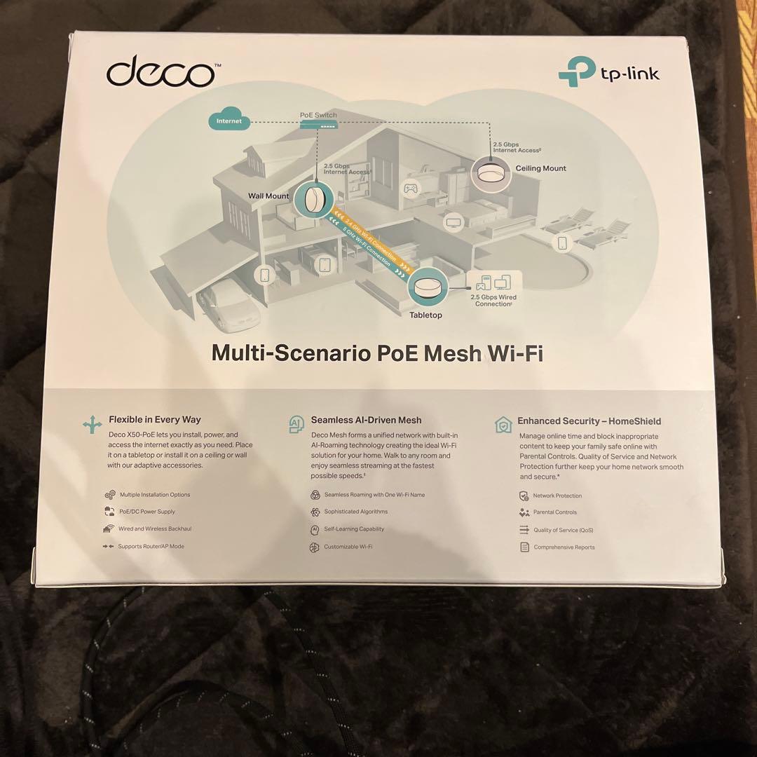 ⭐️送料込み⭐️TP-Link Deco X50-PoE メッシュ半額以下