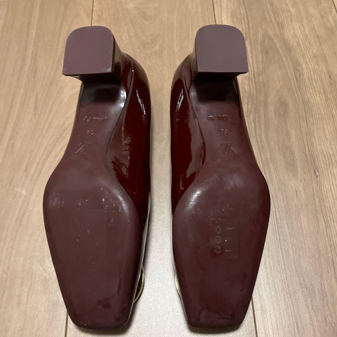 ルイヴィトン　エナメル　パンプス